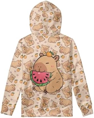 WELLFLYHOM Hoodies For Boys Girls Youth Kids Hooded Pullover Long Sleeve Sweatshirts