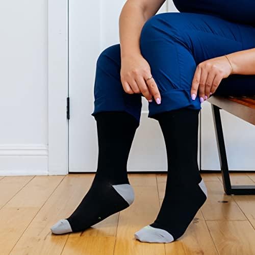 Wide Calf Compression Socks For Women & Men Extra Large Size Support Socks For Nurses Running Pregnant Travel 15-20 MmHg