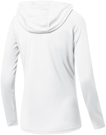 Willit Women's UPF 50+ Sun Protection Hoodie SPF Shirt Long Sleeve Hiking Fishing Outdoor Shirt Lightweight Hoodie