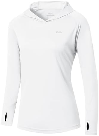 Willit Women's UPF 50+ Sun Protection Hoodie SPF Shirt Long Sleeve Hiking Fishing Outdoor Shirt Lightweight Hoodie