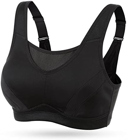 Wingslove High Impact Sports Bras for Women Plus Size Non Padded Wirefree Workout Bra Bounce Control