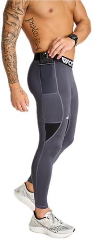 WOLACO Fulton Compression Pant Athletic Baselayer Running Tights For Men