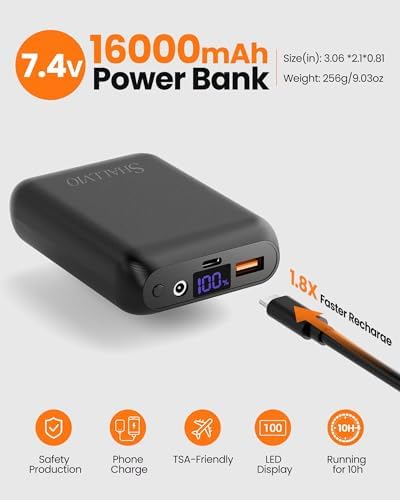 Women’s Heated Vest With 16000mAh Battery Pack Included Rechargeable Heated Vest For Women Lightweight Quilted