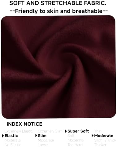 Women's Turtleneck Long Sleeve Shirts Thermal Base Layer Underwear Tops Lightweight Undershirt