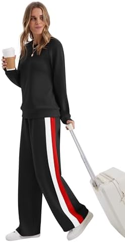 XIEERDUO 2 Piece Sets For Women Fall Fashion Must Have Teachers Airport Outfits 2025 Winter Clothing Lounge Sets Sweatsuits