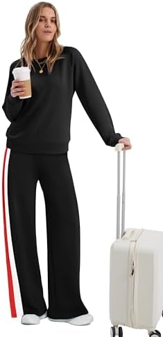 XIEERDUO 2 Piece Sets For Women Fall Fashion Must Have Teachers Airport Outfits 2025 Winter Clothing Lounge Sets Sweatsuits