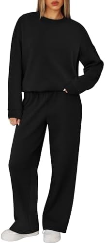 XIEERDUO Sweatsuits Women 2 Piece Outfit Matching Lounge Sets Fall Outfits 2025 Fashion Clothing Crewneck Track Suits