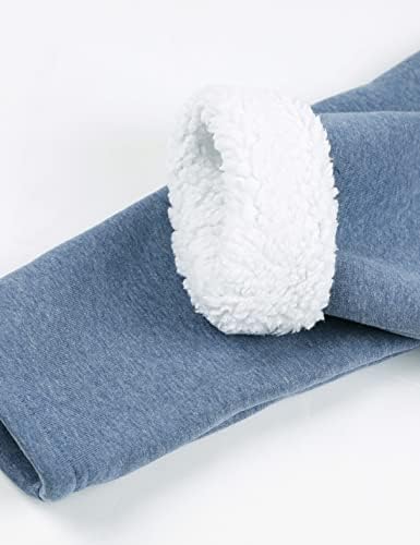 Yeokou Women Warm Sherpa Lined Fleece Crewneck Sport Sweatshirt Pullover Loungewear