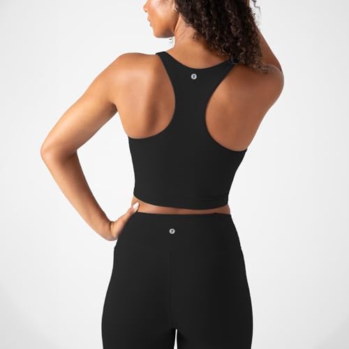 YITTY Active Women's UltraLuxe Built-in Bra Tank Top Athleisure 4-Way-Stretch