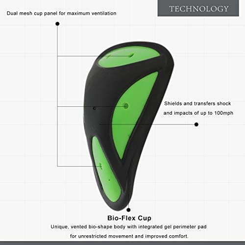 Youth Briefs Bioflex Cup Kids Protection Athletic Support Baseball Volleyball Lacrosse Hockey