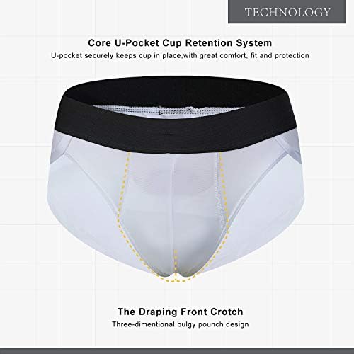 Youth Briefs Bioflex Cup Kids Protection Athletic Support Baseball Volleyball Lacrosse Hockey