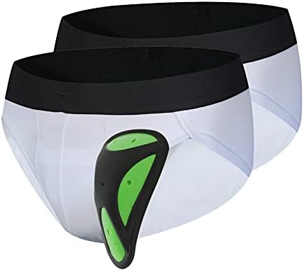 Youth Briefs Bioflex Cup Kids Protective Athletic Support Baseball Volleyball Lacrosse Hockey 2-Pack