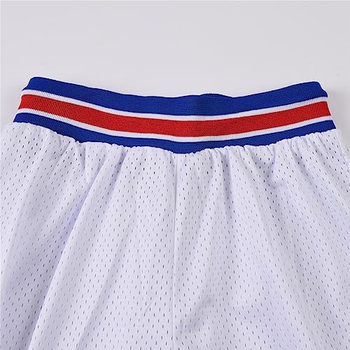 Youth Space Movie Basketball Shorts 90s Sports Shorts For Kid For Halloween White S-XL