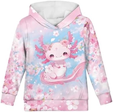 Ystardream Teen Girl Clothes Kids Hoodies With Pocket Sweatshirts Long Sleeve