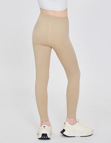 Zaclotre Girls Athletic Leggings Kids High Waisted Activewear Dance Workout Running Yoga Pants