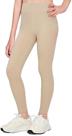 Zaclotre Girls Athletic Leggings Kids High Waisted Activewear Dance Workout Running Yoga Pants