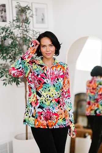 Zip Up Pullover With Thumb Holes