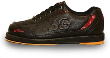 900 Global 3G Men's Racer Right Hand Bowling Shoes - Black/Red