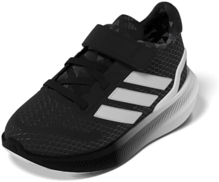 adidas Kids’ Run Falcon 5 Elastic Lace & Strap Shoe