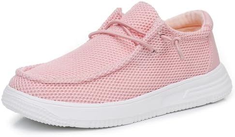 Ahannie Kids Lightweight Slip-On Walking Loafers – Breathable Comfortable Easy On/Off Casual Shoes for Boys & Girls(Todler/Little Kid/Big Kid)