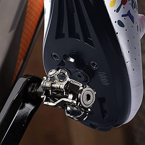 Aleric Bike Cleats Compatible With SPD Pedals Spinning Indoor Cycling And Mountain Biking Bicycle Cleat Set For Men And Women Clipless Cycling Shoes