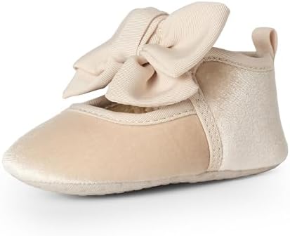 Amazon Essentials x Sofia Grainge Baby Girls' Mary Jane Shoes with Bow Detail