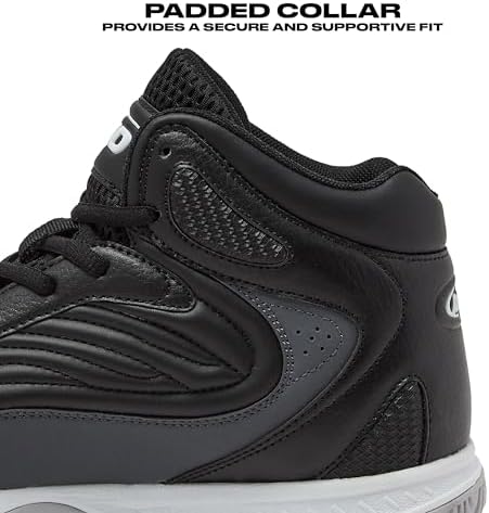 AND1 Pulse 3.0 Basketball Shoes For Men Indoor Or Outdoor Street Or Court Basketball Sneakers Men - Black Red Or White Size 7 To 15