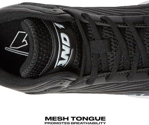 AND1 Pulse 3.0 Basketball Shoes For Men Indoor Or Outdoor Street Or Court Basketball Sneakers Men - Black Red Or White Size 7 To 15