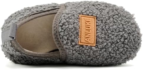 ANLUKE Kids Toddler Slippers Boys Girls Indoor House Shoes Non-Slip Slippers Socks Outdoor Warm Walking Shoes