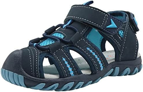 Apakowa Kid's Boy's Girl's Soft Sole Close Toe Sport Beach Sandals (Toddler/Little Kid)