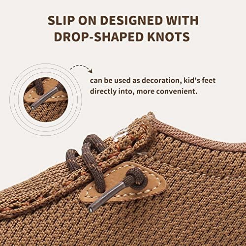 Apakowa Kids Boys Girls Loafers Slip-On Casual Walking Shoes Comfortable & Lightweight (Toddler/Little Kid/Big Kid)