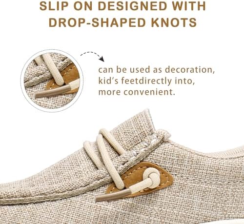 Apakowa Kids Boys Girls Loafers Slip-On Lightweight Comfortable Shoes (Toddler/Little Kid/Big Kid)