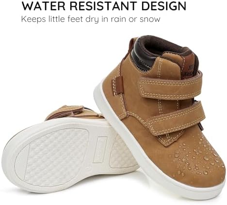 Apakowa Toddler Kids Boys Autumn Fall Boots Water Resistant (Toddler/Little Kid)