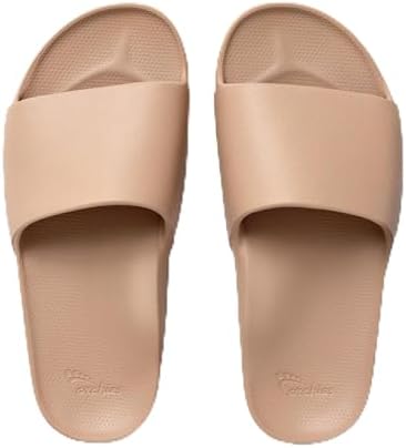 Archies Arch Support Slides – Orthotic Recovery Sandals for Plantar Fasciitis Relief Foot Pain & Heel Pain – Lightweight Cushioned Shock-Absorbing Slides for Walking Standing and All-Day Comfort