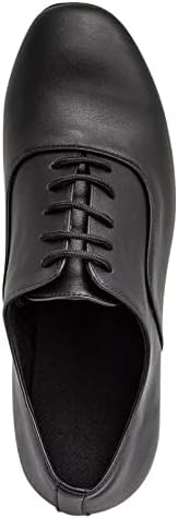 ARCLIBER Mens Dance Shoes Ballroom PU Leather Black Dancing Shoes For Men Sole Tango Salsa Latin