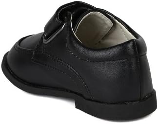 Auston Leatherette Strap School Dress Shoe (Infant/Toddler Boys) AH58 - White