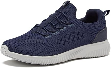 Avia Air Slip On Shoes for Men - Casual Comfortable Athletic Tennis Walking Sneakers for Men with Memory Foam - Sizes 7 to 16 Medium and Extra Wide Width - Black Grey Navy Blue & White Mens Shoes