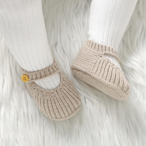Baby Booties Crochet Knit First Walkers Boots Newborn Soft Socks Shoes For Infant Boy Girl