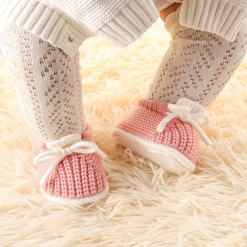 Baby Booties Newborn Baby Boots Cozy Toddler First Walker Shoes Soft For Infant Boys Girls