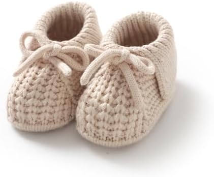 Baby Booties Newborn Boys Girls First Walkers Soft Knit Infant Sock Shoes Cozy Crochet Toddler Crib Boots