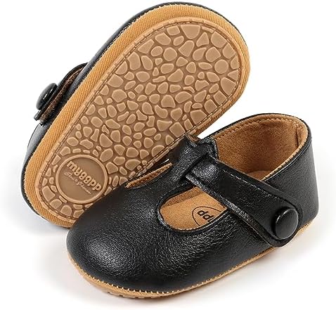 Baby Boys Girls Shoes Mary Jane Flats Dress Shoe Infant Baby Walking Moccasinss Newborn Crib First Walkers