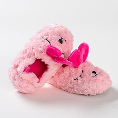 Baby Girl's Premium Soft Plush Slippers Cartoon Warm Winter House Shoes