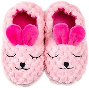 Baby Girl's Premium Soft Plush Slippers Cartoon Warm Winter House Shoes
