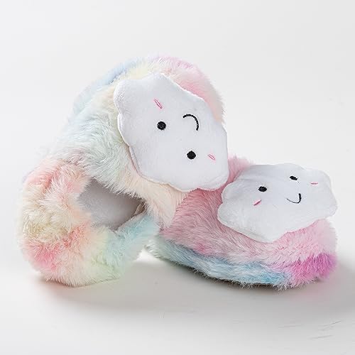 Baby Girl's Premium Soft Plush Slippers Cartoon Warm Winter House Shoes
