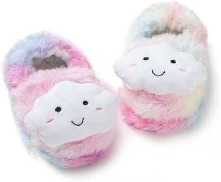 Baby Girl's Premium Soft Plush Slippers Cartoon Warm Winter House Shoes