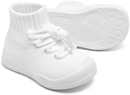 Baby Non Slip Socks Shoes Boys Girls Soft Slip On Sneakers Protection Toe Infant Slippers Lightweight Breathable First Walking Shoes