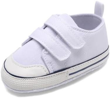 Baby Shoes Infant Boys Girls Non-Slip Soft Sole Lightweight Sneakers Unisex First Walking Shoes for 0-18 Months Toddler