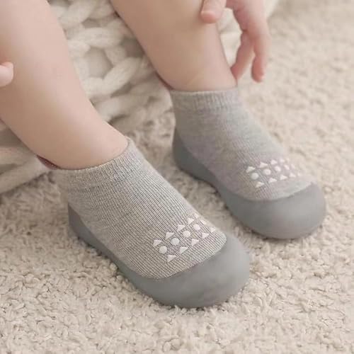Baby Sock Shoes Baby Walking Shoes Infant Non-Slip Breathable Slippers With Soft Rubber Sole Baby Boys Girls Sneakers