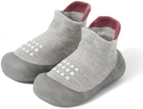 Baby Sock Shoes Baby Walking Shoes Infant Non-Slip Breathable Slippers with Soft Rubber Sole Baby Boys Girls Sneakers