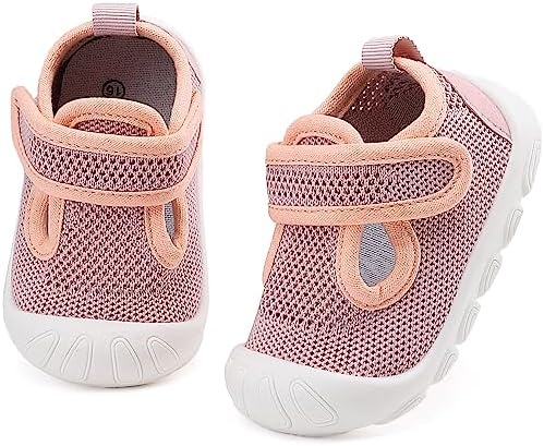 Baby Toddler Girls Boys Shoes Lightweight Breathable for Non Slip Infant First Walking Shoes Outdoor Toddlers Sneakers 6 9 12 18 24 Months